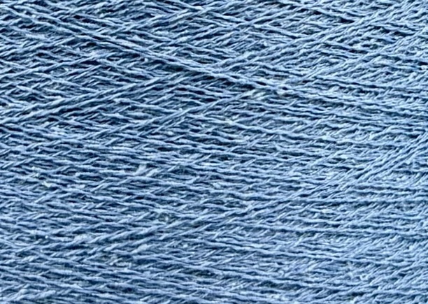 Toscano S.r.L. Art. Spezz 852 Nm 2/34 – Garn aus Seide, Baumwolle und Viskose col. 28 Denimblau